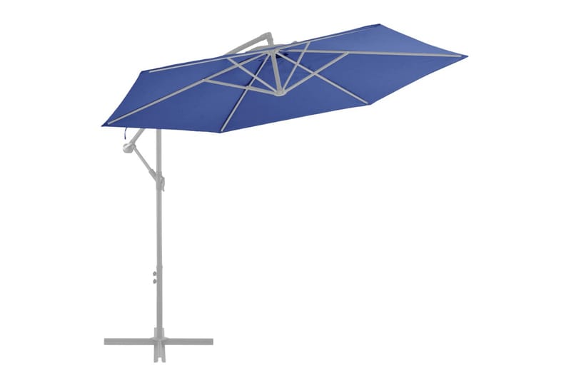 Reservtyg för frihängande parasoll azurblå 300 cm - Hängparasoll & frihängande parasoll