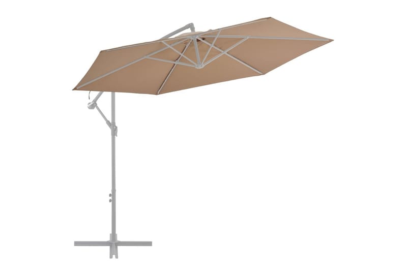Reservtyg för frihängande parasoll taupe 300 cm - Utemöbler - Solskydd - Parasoll - Hängparasoll & frihängande parasoll