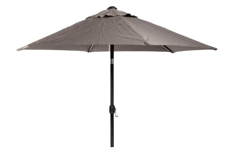 Hillerstorp Parasoll 300 cm ALU Taupe - aluminium och polyester - Utemöbler - Solskydd - Parasoll