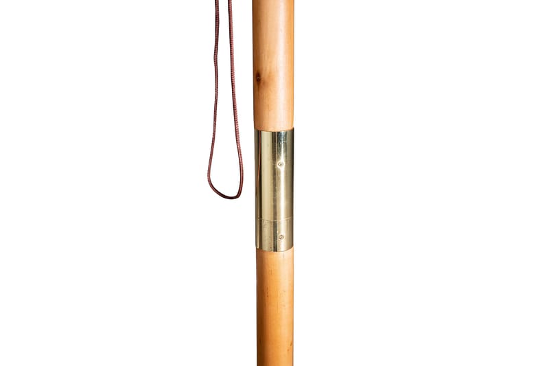 Naxos Parasoll Rund Ø300 cm Svart/Natur - Venture Home - Utemöbler - Solskydd - Parasoll - Baliparasoll