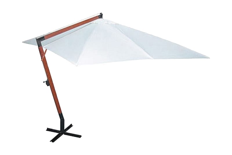 Parasoll 300x400 cm vit - Vit - Utemöbler - Solskydd - Parasoll
