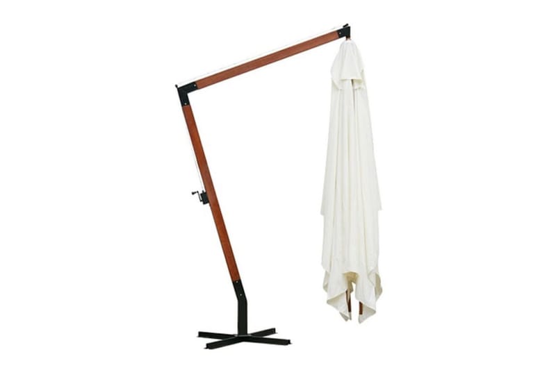 Parasoll 300x400 cm vit - Vit - Utemöbler - Solskydd - Parasoll