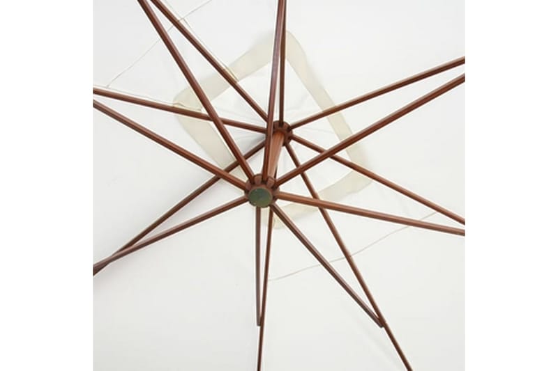 Parasoll 300x400 cm vit - Vit - Utemöbler - Solskydd - Parasoll