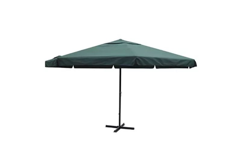 Parasoll aluminium grön 500 cm - Grön - Utemöbler - Solskydd - Parasoll