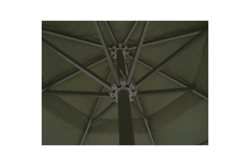 Parasoll aluminium grön 500 cm - Grön - Utemöbler - Solskydd - Parasoll
