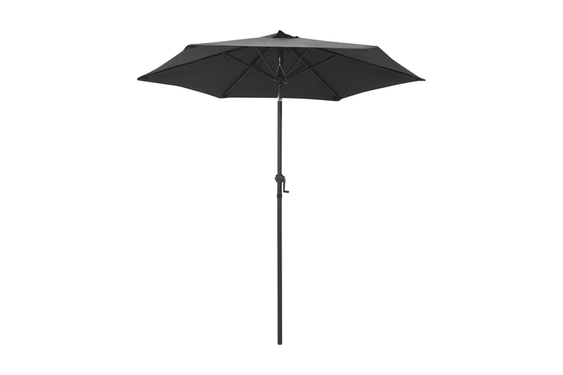 Parasoll antracit 200x211 cm aluminium - Grå - Utemöbler - Solskydd - Parasoll