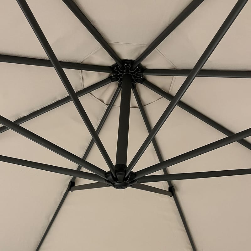 Parasoll Beijing D3,5M - Beige - Utemöbler - Solskydd - Parasoll - Hängparasoll & frihängande parasoll