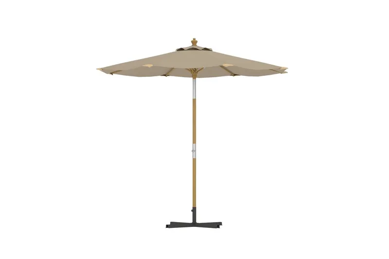 Parasoll Cerox 270 cm Utomhus - Beige - Utemöbler - Solskydd - Parasoll - Baliparasoll