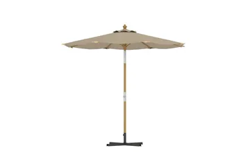 Parasoll Cerox 270 cm Utomhus - Beige - Utemöbler - Solskydd - Parasoll - Baliparasoll