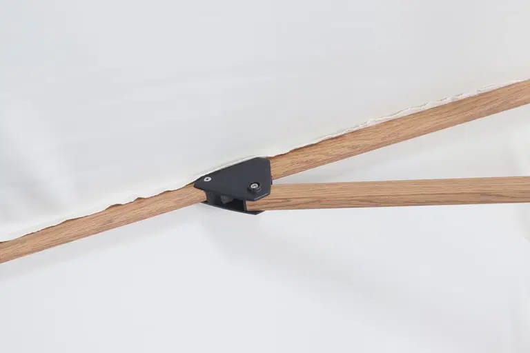 Parasoll för utomhusbruk Rio de-luxe parasoll Ø 3 m - beige - Utemöbler - Solskydd - Parasoll - Hängparasoll & frihängande parasoll