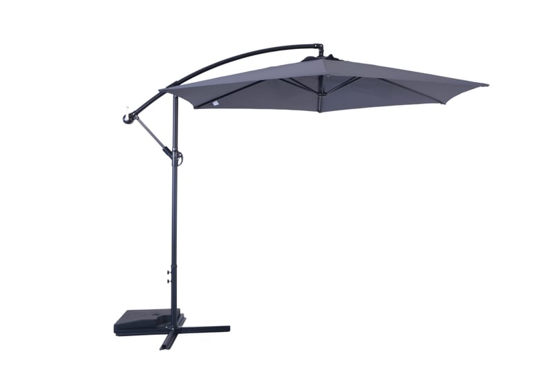 Parasoll för utomhusbruk PALMA Ø3 m, grå