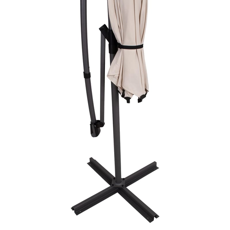 Parasoll Malta 3 m - beige - Utemöbler - Solskydd - Parasoll - Hängparasoll & frihängande parasoll