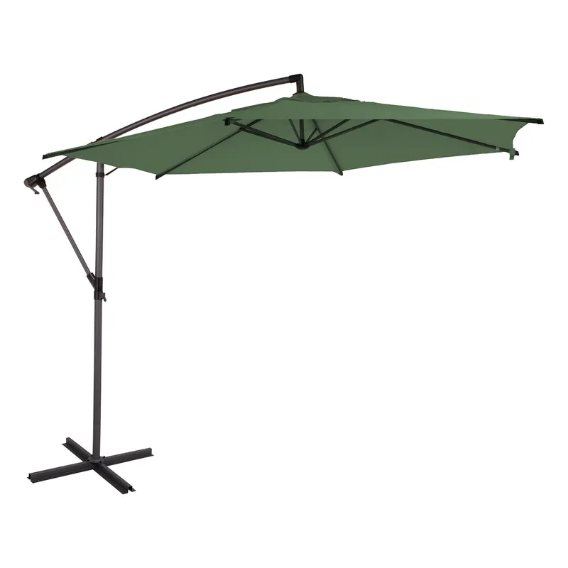 Parasoll Malta 3 m - grön - Utemöbler - Solskydd - Parasoll - Hängparasoll & frihängande parasoll