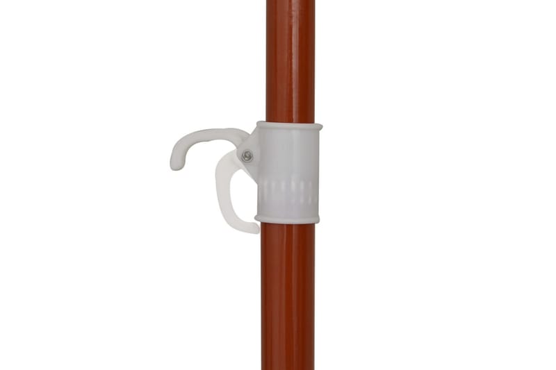 Parasoll med stålstång 180 cm taupe - Brun - Parasoll