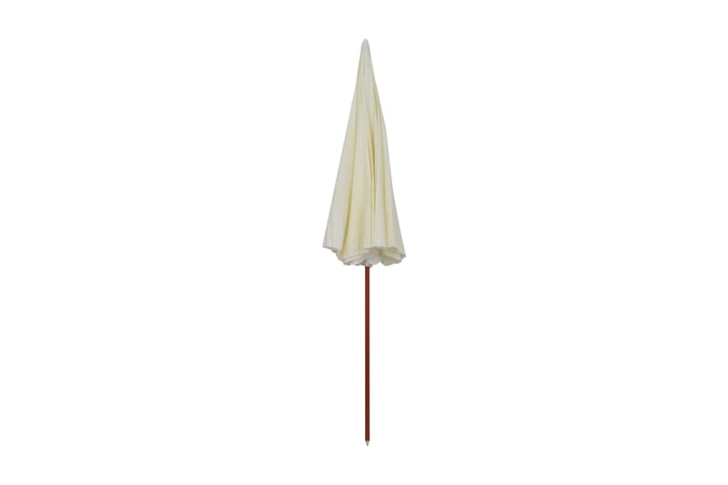 Parasoll med stålstång 300 cm sand - Beige - Utemöbler - Solskydd - Parasoll