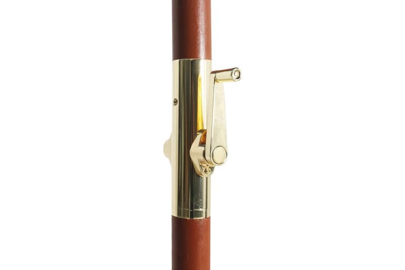 Parasoll med trästolpe 300x258 cm blå - Blå - Utemöbler - Solskydd - Parasoll