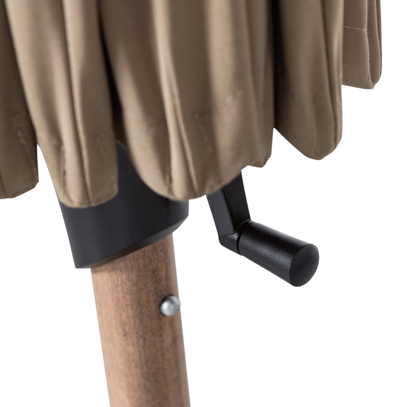 Parasoll Monica 280 cm Utomhus - Sand/Grön - Utemöbler - Solskydd - Parasoll - Baliparasoll
