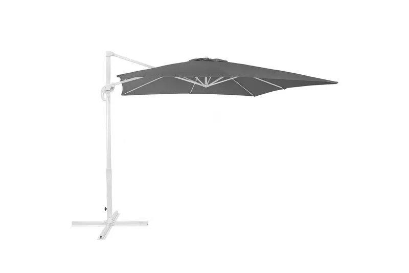 Parasoll Monza, Grå, vit