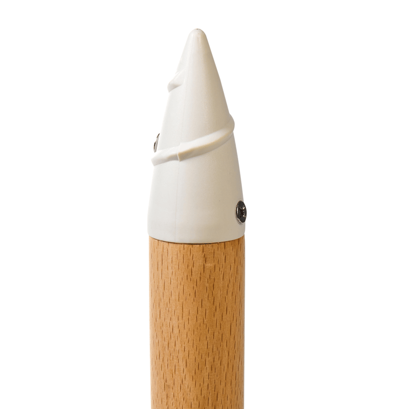 Parasoll utomhus 155 cm Mondello - vit/svart - Utemöbler - Solskydd - Parasoll - Strandparasoll