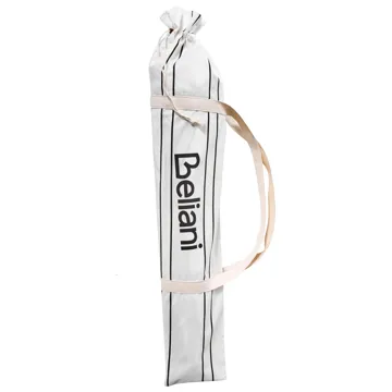 Parasoll utomhus 155 cm Mondello - vit/svart - Utemöbler - Solskydd - Parasoll - Strandparasoll