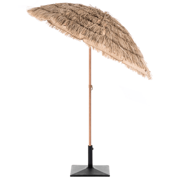 Parasoll utomhus 175 cm Civetta - naturlig/brun - Utemöbler - Solskydd - Parasoll - Balkongparasoll