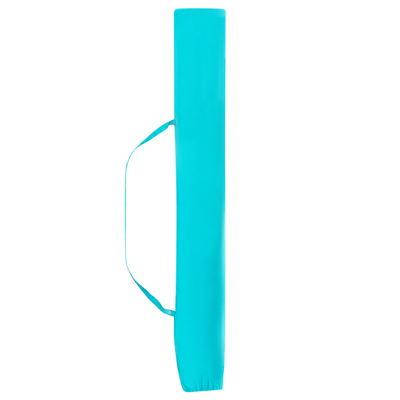 Parasoll utomhus 232 cm Sestriere - blå/vit/brun - Utemöbler - Solskydd - Parasoll - Balkongparasoll