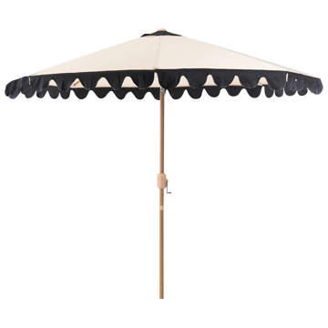 Parasoll utomhus 270 cm Isolotto - beige/brun/svart - Utemöbler - Solskydd - Parasoll - Balkongparasoll