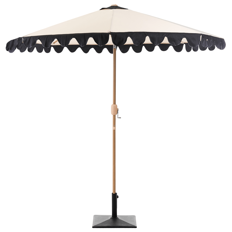 Parasoll utomhus 270 cm Isolotto - beige/brun/svart - Utemöbler - Solskydd - Parasoll - Balkongparasoll