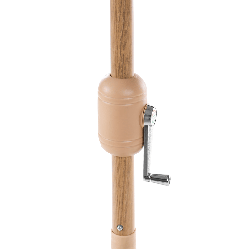 Parasoll utomhus 270 cm Isolotto - grå/brun/svart - Utemöbler - Solskydd - Parasoll - Balkongparasoll