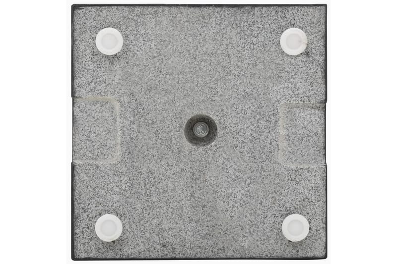 Parasollfot granit 20 kg fyrkantig svart - Svart - Utemöbler - Solskydd - Parasoll - Parasollfot