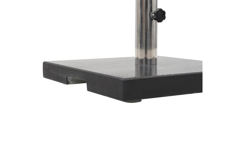 Parasollfot granit 20 kg fyrkantig svart - Svart - Utemöbler - Solskydd - Parasoll - Parasollfot