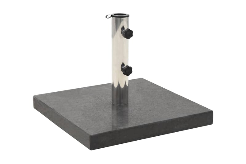 Parasollfot granit 30 kg fyrkantig svart - Svart - Utemöbler - Solskydd - Parasoll - Parasollfot