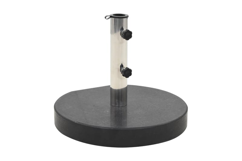 Parasollfot granit rund 30 kg svart - Svart - Utemöbler - Solskydd - Parasoll - Parasollfot