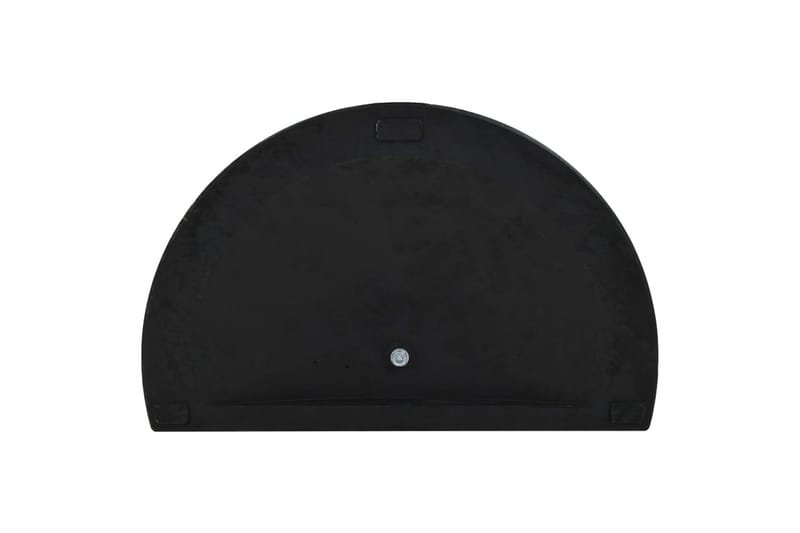 Parasollfot halvrund polyresin 15 kg svart - Svart - Utemöbler - Solskydd - Parasoll - Parasollfot