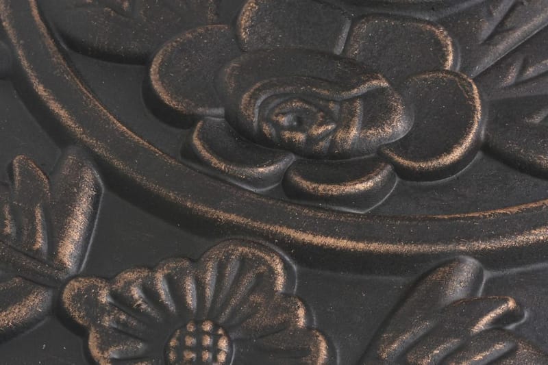 Parasollfot harts halvrund brons 9 kg - Brun - Utemöbler - Solskydd - Parasoll - Parasollfot
