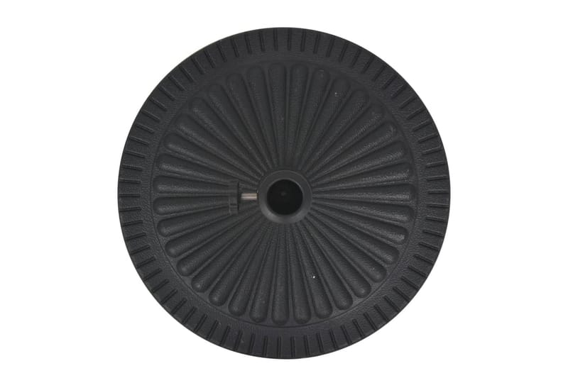 Parasollfot i harts rund svart 14 kg - Svart - Utemöbler - Solskydd - Parasoll - Parasollfot