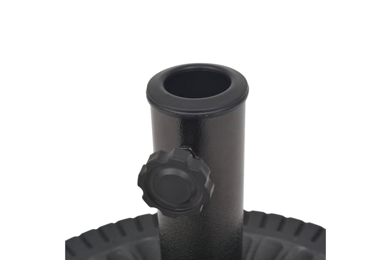 Parasollfot i harts rund svart 14 kg - Svart - Utemöbler - Solskydd - Parasoll - Parasollfot