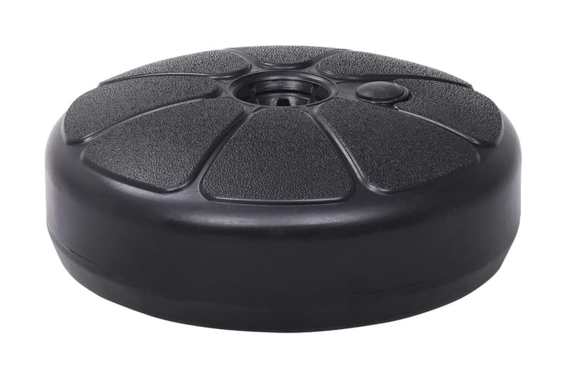 Parasollfot sand/vattenfylld 15 L svart - Svart - Utemöbler - Solskydd - Parasoll - Parasollfot