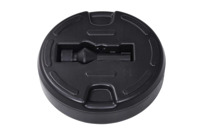 Parasollfot sand/vattenfylld 15 L svart - Svart - Utemöbler - Solskydd - Parasoll - Parasollfot