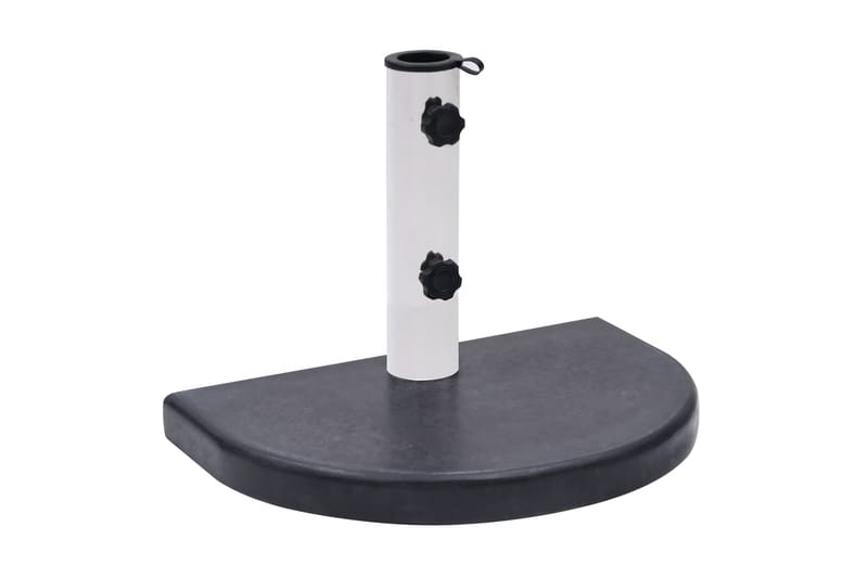 Parasollfot svart 40x28x4 cm granit - Svart - Utemöbler - Solskydd - Parasoll - Parasollfot