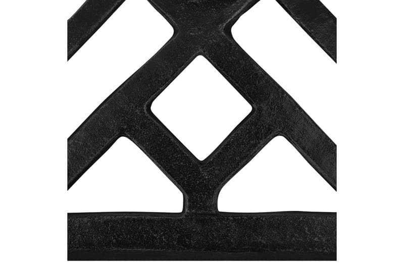 Parasollfot svart 44x44x31 cm gjutjärn - Svart - Utemöbler - Solskydd - Parasoll - Parasollfot