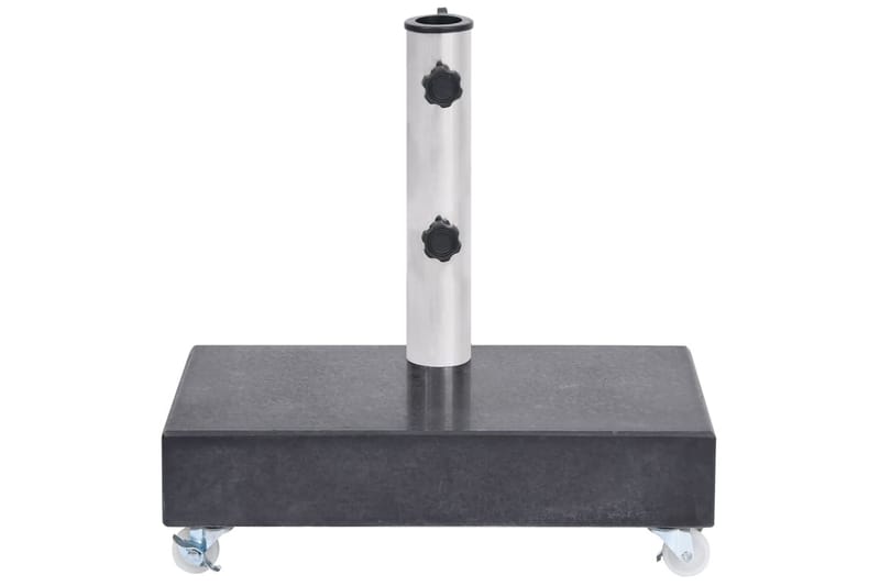 Parasollfot svart 45x25x8 cm granit - Svart - Utemöbler - Solskydd - Parasoll - Parasollfot