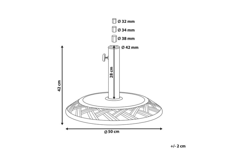 Parasolltillbehör Capaci - Utemöbler - Solskydd - Parasoll - Parasollfot