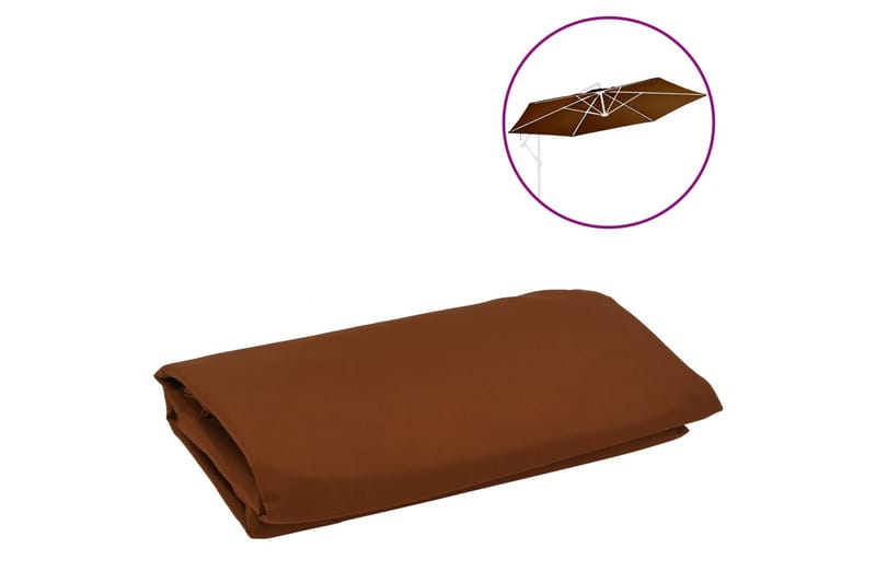 Reservtyg för frihängande parasoll terrakotta 350 cm - Utemöbler - Solskydd - Parasoll