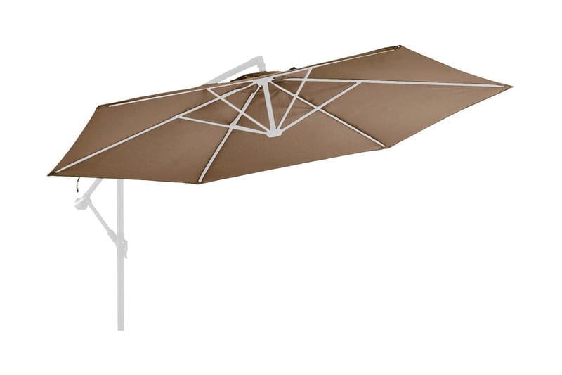 Reservtyg för frihängande parasoll taupe 350 cm - Utemöbler - Solskydd - Parasoll