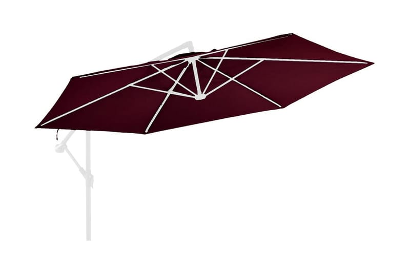 Reservtyg för frihängande parasoll vinröd 350 cm - Parasoll