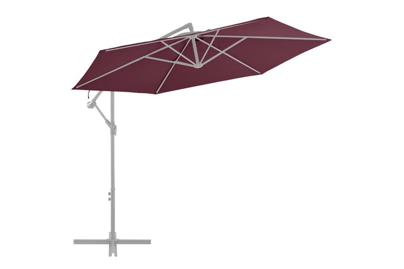Reservtyg för frihängande parasoll vinröd 300 cm - Hängparasoll & frihängande parasoll