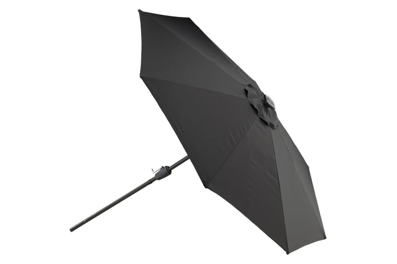 Sabal Parasoll 270 cm med LED - Svart - Utemöbler - Solskydd - Parasoll