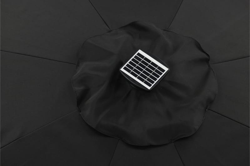 Sabal Parasoll 270 cm med LED - Svart - Utemöbler - Solskydd - Parasoll