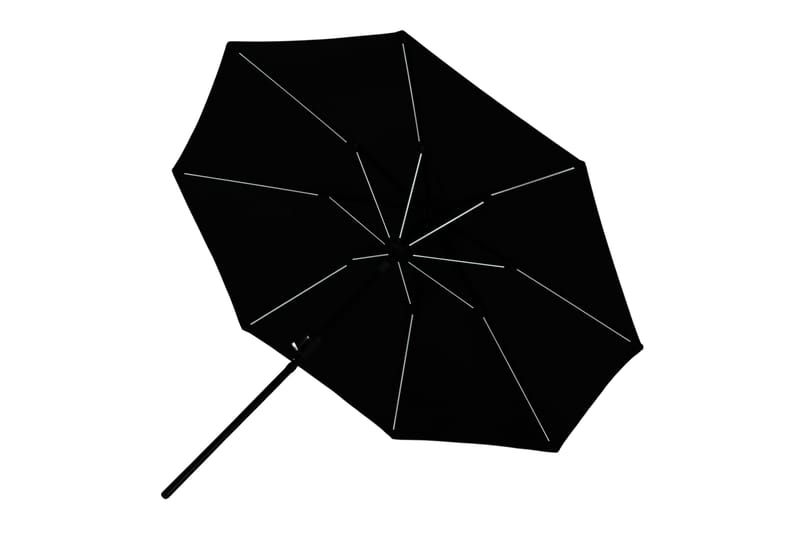 Sabal Parasoll 270 cm med LED - Svart - Utemöbler - Solskydd - Parasoll